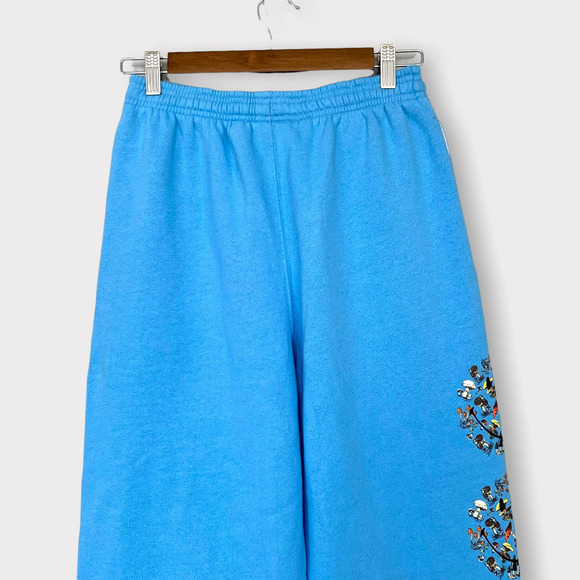 NEW By Samii Ryan Smiley Fantastic Mushrooms Sweatpants Size Small - Picture 6 of 10